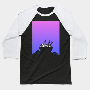 Aesthetic Vaporwave Anime Ramen Baseball T-Shirt